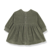 Olijfgroen corduroy kleedje - Cristina olive 